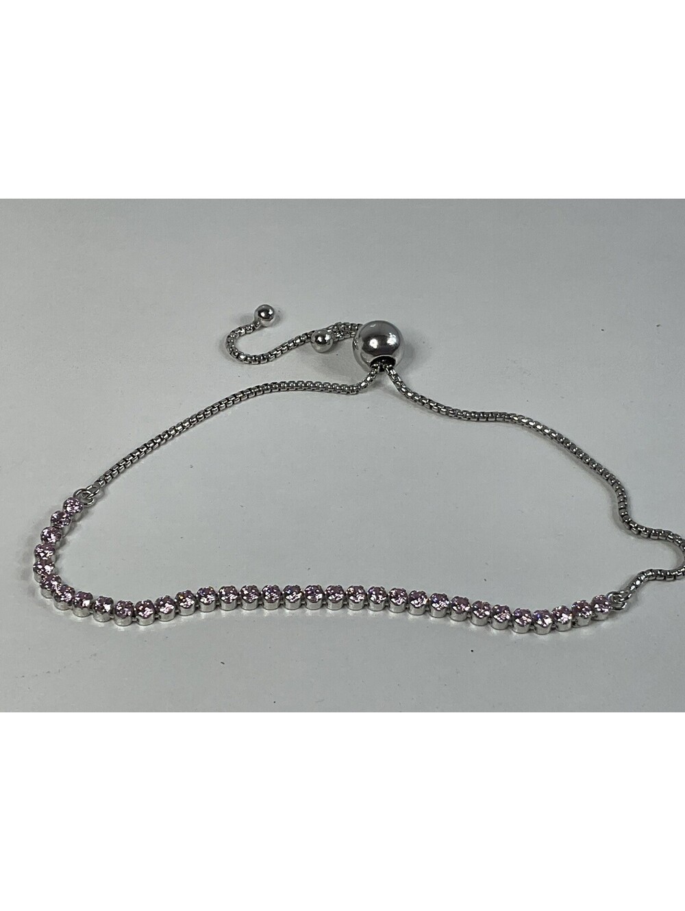 Pandora Pink CZ Slider Tennis Bracelet